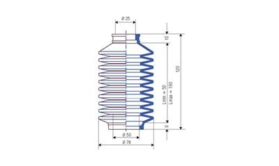 AAG Bellows Protect For Access To Mechanical Parts